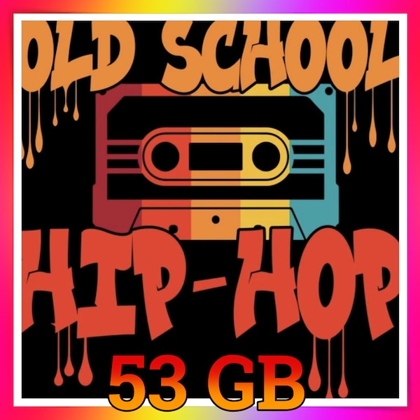 Hip-Hop 90's-2000's plus accapellas and instrumentals 53 GB