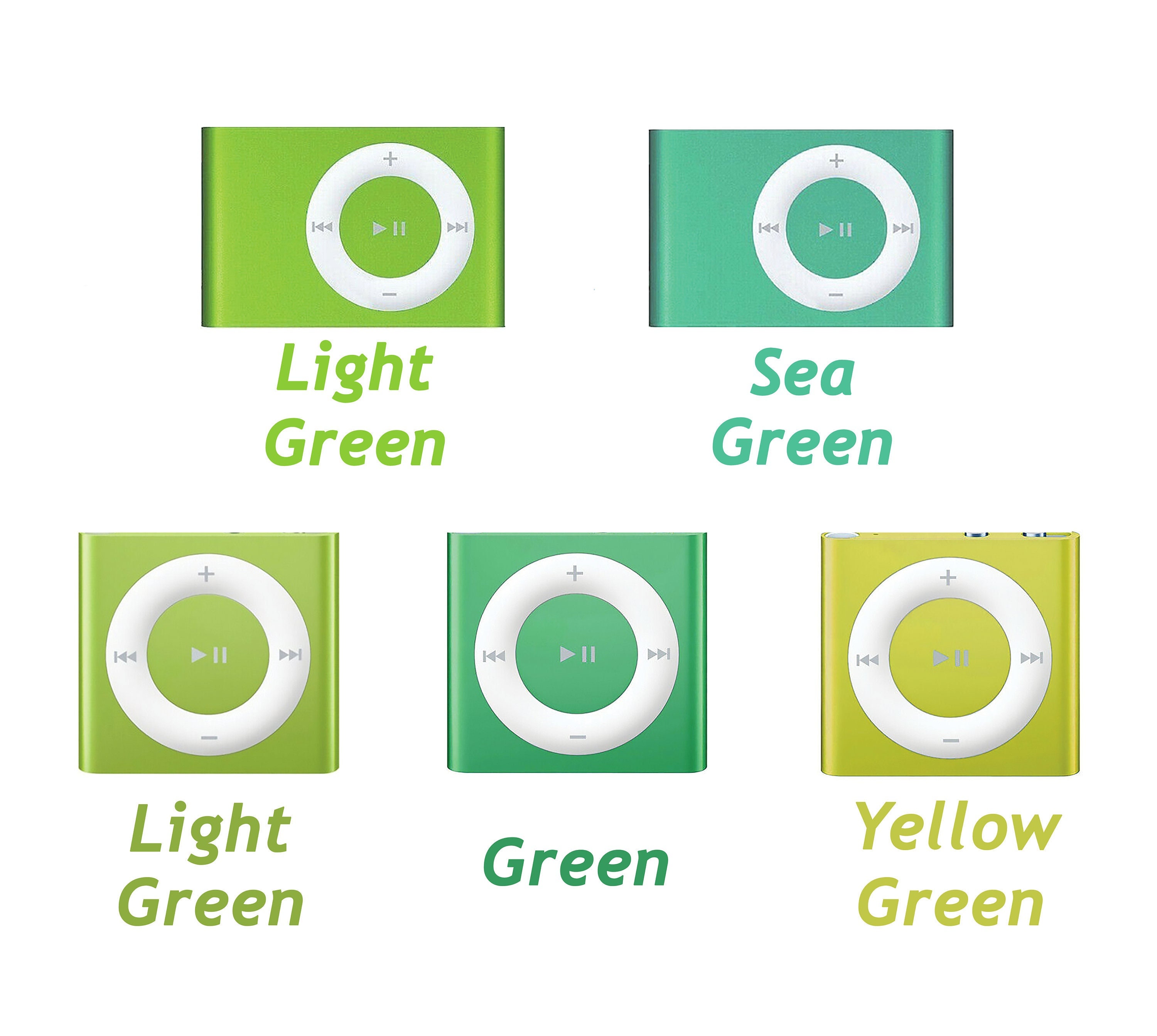 EXCELLENT W/ New Battery ____greens____ Apple Ipod Shuffle 4th - Etsy