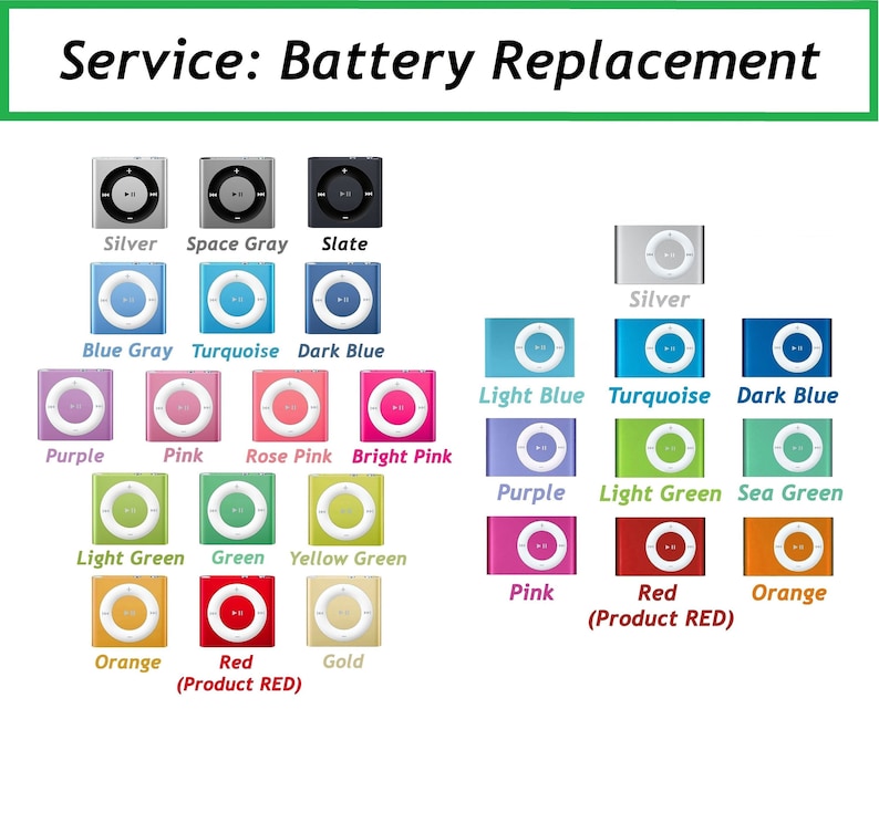 SERVICE: New Battery Installation/Replacement_ Apple iPod Shuffle Battery 2nd Gen 4th 5th 6th Gen New Battery Install image 1