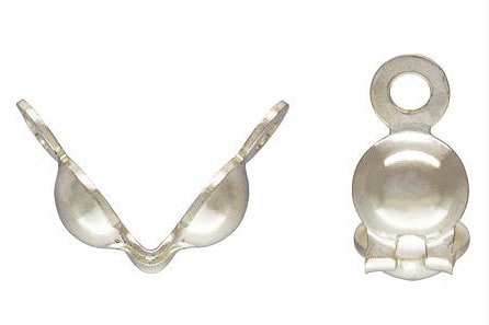Clamshell jewelry findings hot sale
