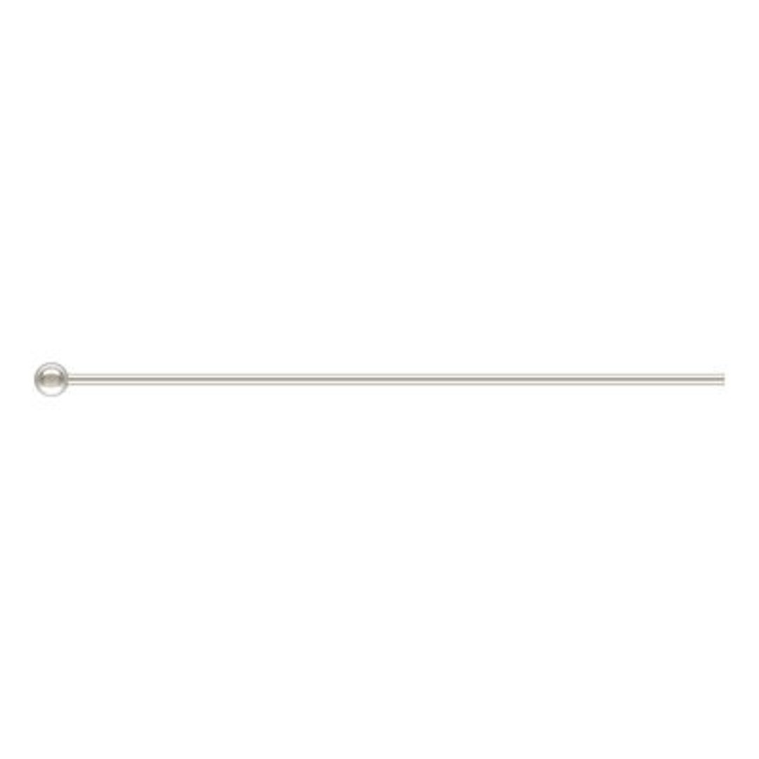 10 Pcs 1 Inch Ball Pin .925 Sterling Silver Findings Jewelry Findings ...
