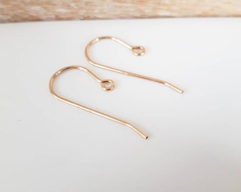 2 Pair ~ 14K Gold Filled Ear Wires ~ Gold Filled Findings ~ Jewelry Findings Canada