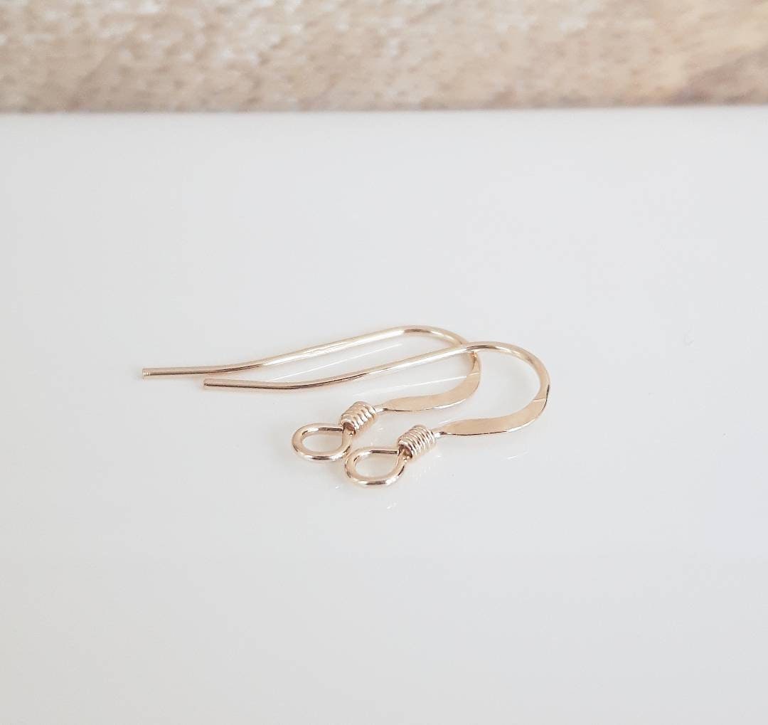 2 Pairs 10 Pairs 14K Gold Filled Ear Wires With Coil Gold Filled