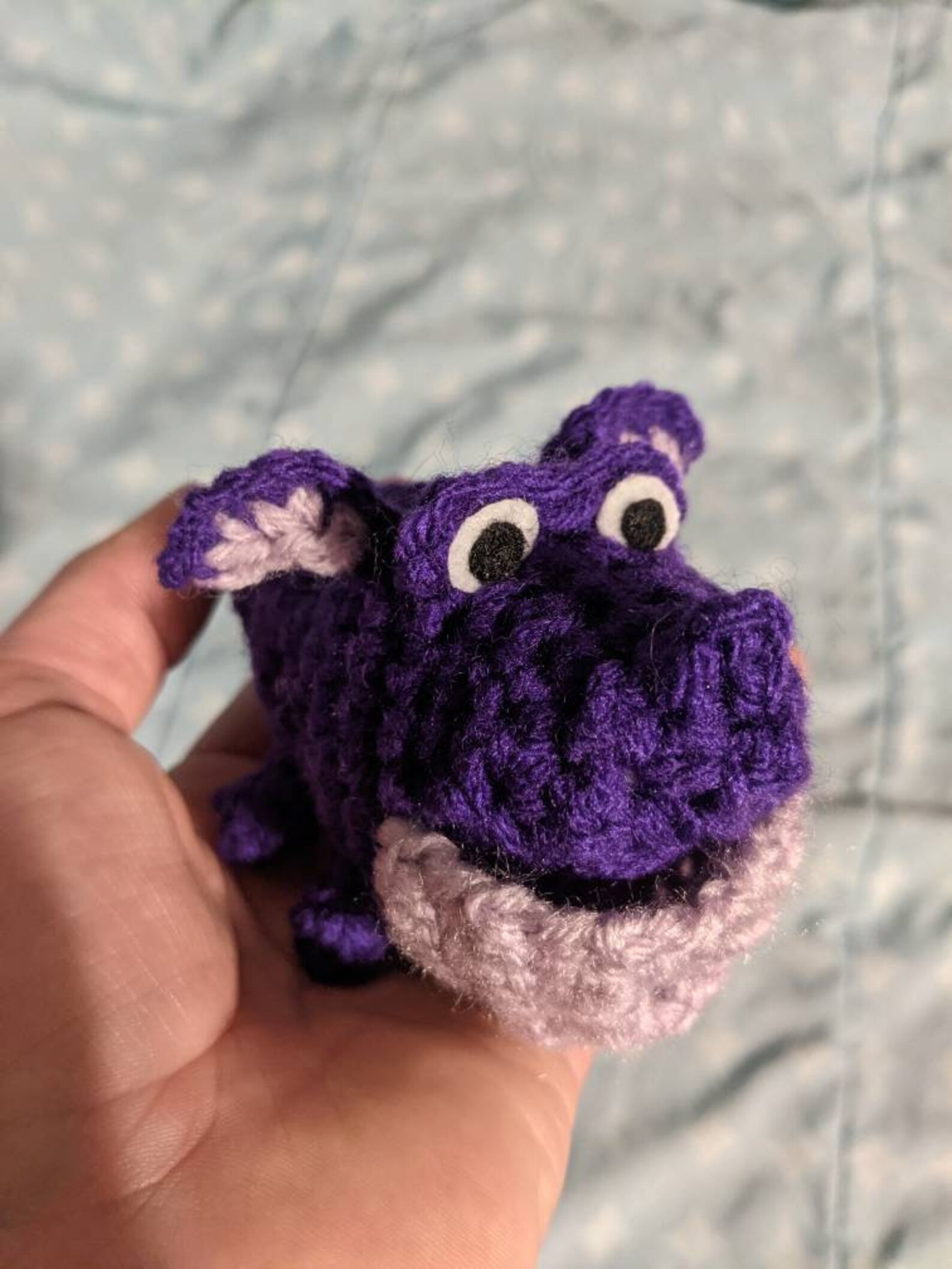 Mini Purple Dragon Crochet Pattern PDF Only Rescue Rider | Etsy