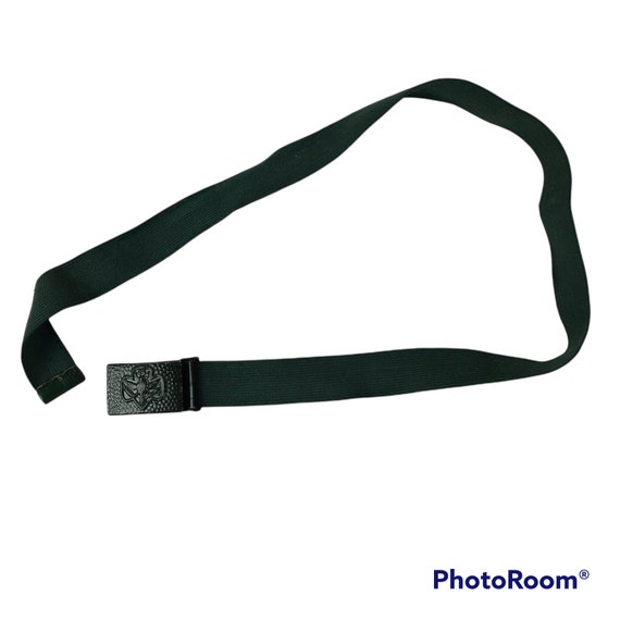 Vintage Girl Scout Insignia Belt, size Medium, vguc Gem