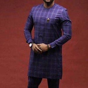 Salami African men shirt and matching pant set/African clothing/African men clothing/African men shirt /dashiki/tunic shirt/prom/groom suit