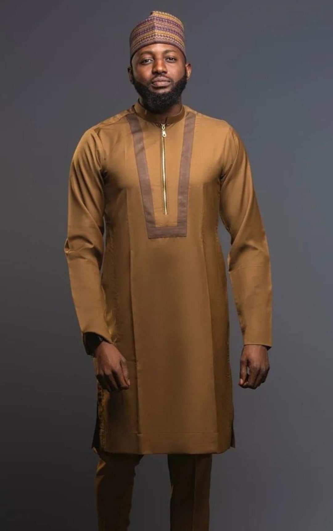 Ayinla African Men Suit/senator Wear/african Clothing/african - Etsy