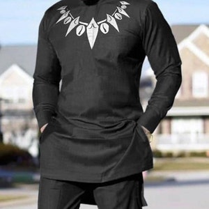 Toba African men clothing/2 piece outfit/wedding suit/groom suit/prom dress/groom men outfit/kaftan/Senator suit/Dashiki/men&#39;s shirt