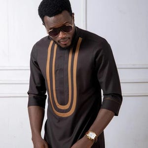 Tolamise African men clothing/2 piece set/wedding suit/groom suit/prom dress/groomsmen outfit/ Senator suit/ handmade clothing/Birthday suit