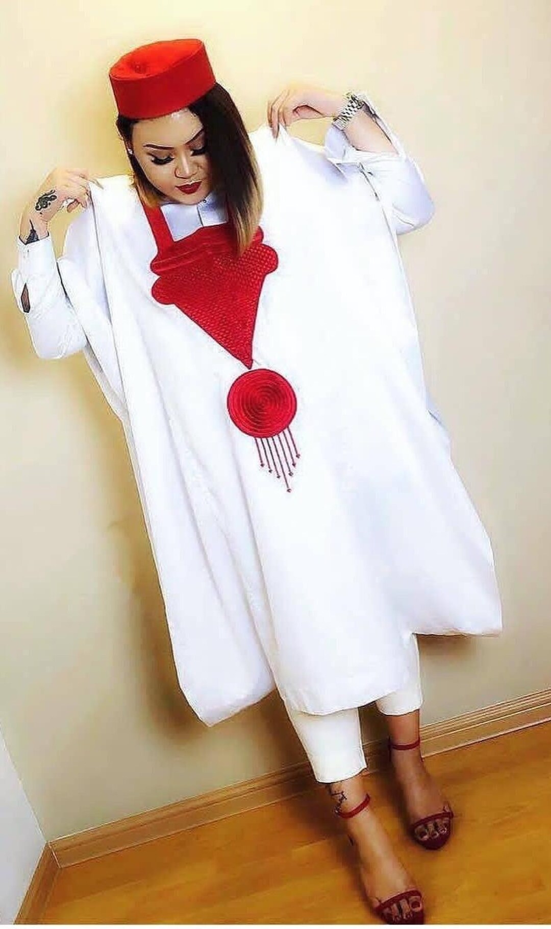 White African Agbada 3-piece Set: Women's Wedding Prom Suit - Etsy