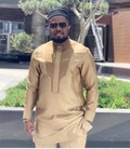 Item 006 _ Folasade African men clothing 2 piece outfit/ wedding suit/groom suit/ prom dress/groom men outfit product logo