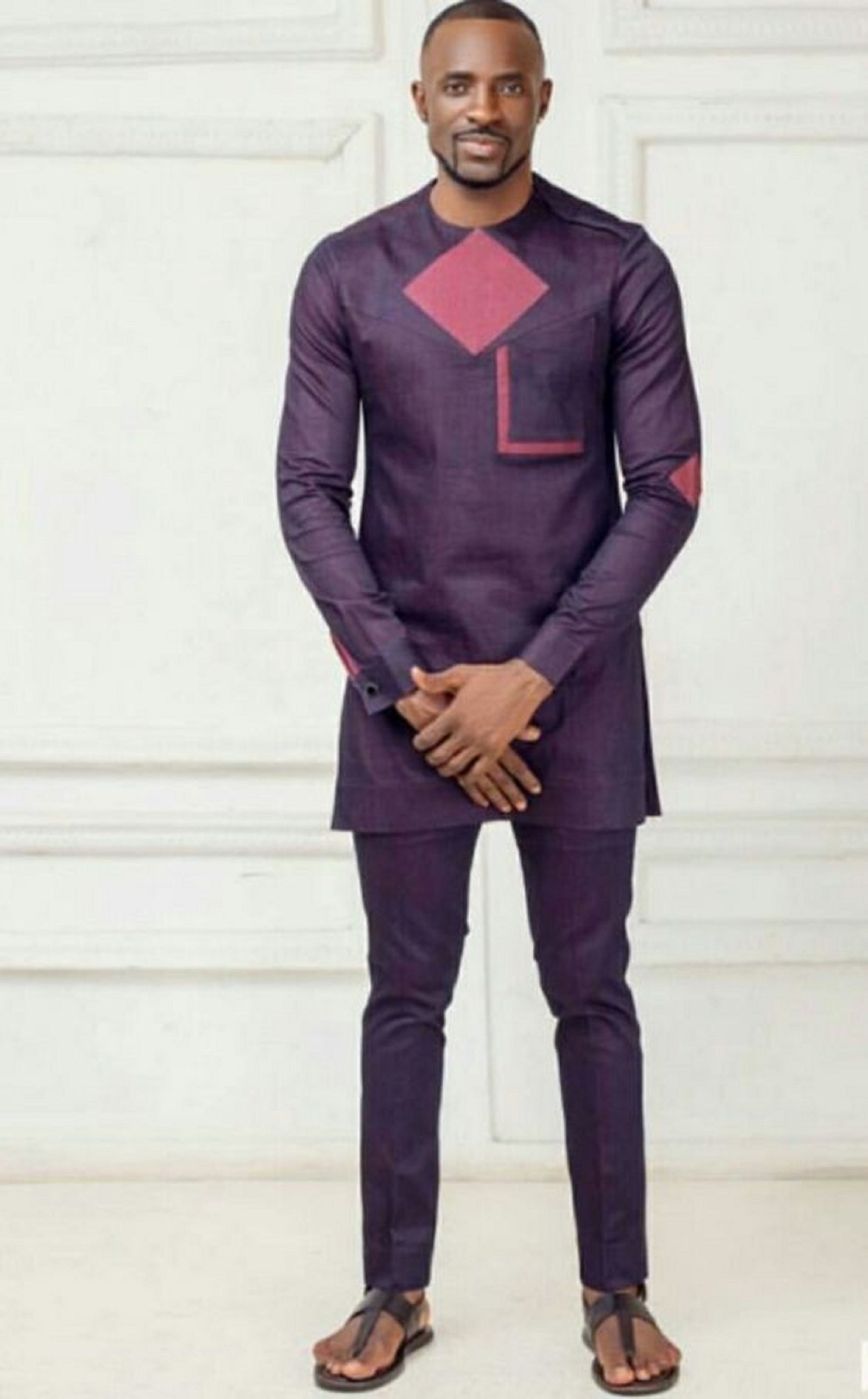 Bold Culture African Men Clothing 2 Piece Outfit/ Wedding - Etsy Bold Culture African Men Clothing 2 Piece Outfit/ Wedding - Etsy