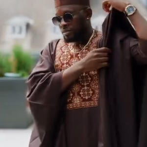 Yomi African men agbada/3 piece set/ Men&#39;s fashion/Wedding suit/Nigerian men party suit/groomsmen suit/senator suit/Birthday suit