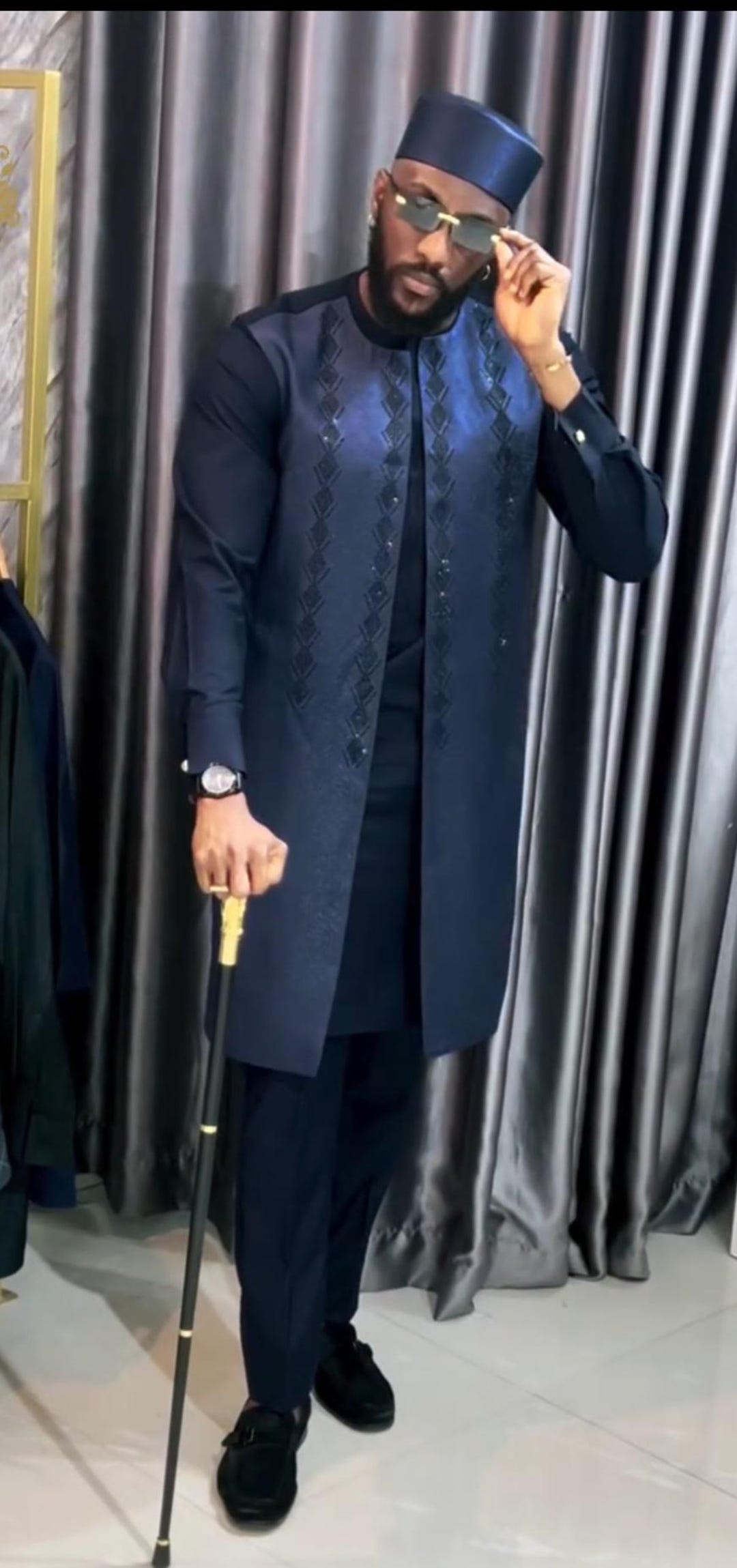 Men’s African Kaftan – Luxury Traditional Kaftan Outfit for Weddings & Special Occasions