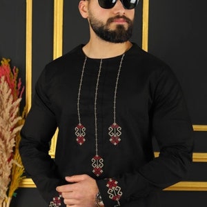 Tobi African men shirt and matching pant set/African clothing/African men clothing/African men shirt /dashiki/kaftan/groom suit