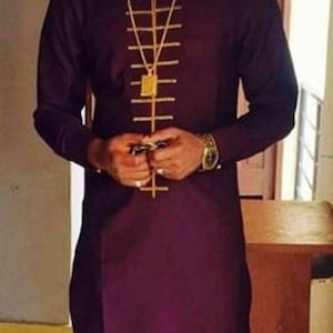 Sola African men shirt and matching pant set/African clothing/African men clothing/African men shirt /dashiki/tunic shirt/prom/groom suit