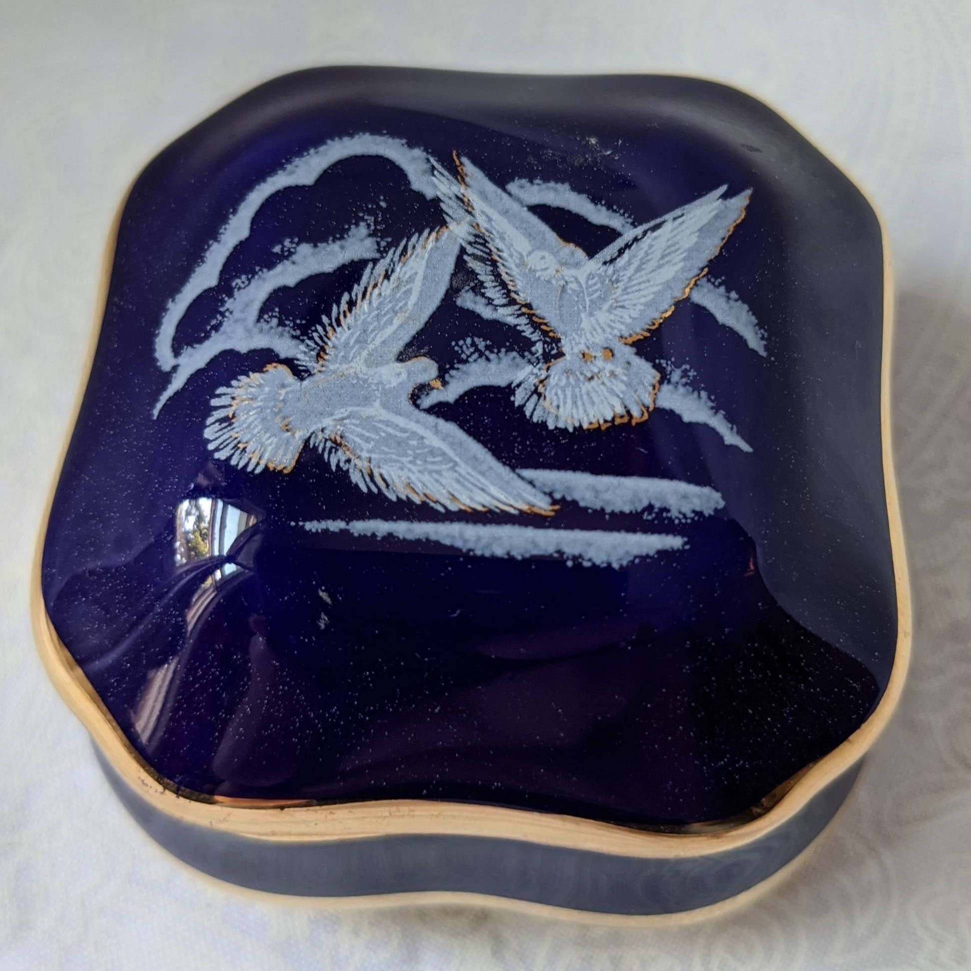 Verdadera Porcelana Bleu de Four Limoges Etsy España