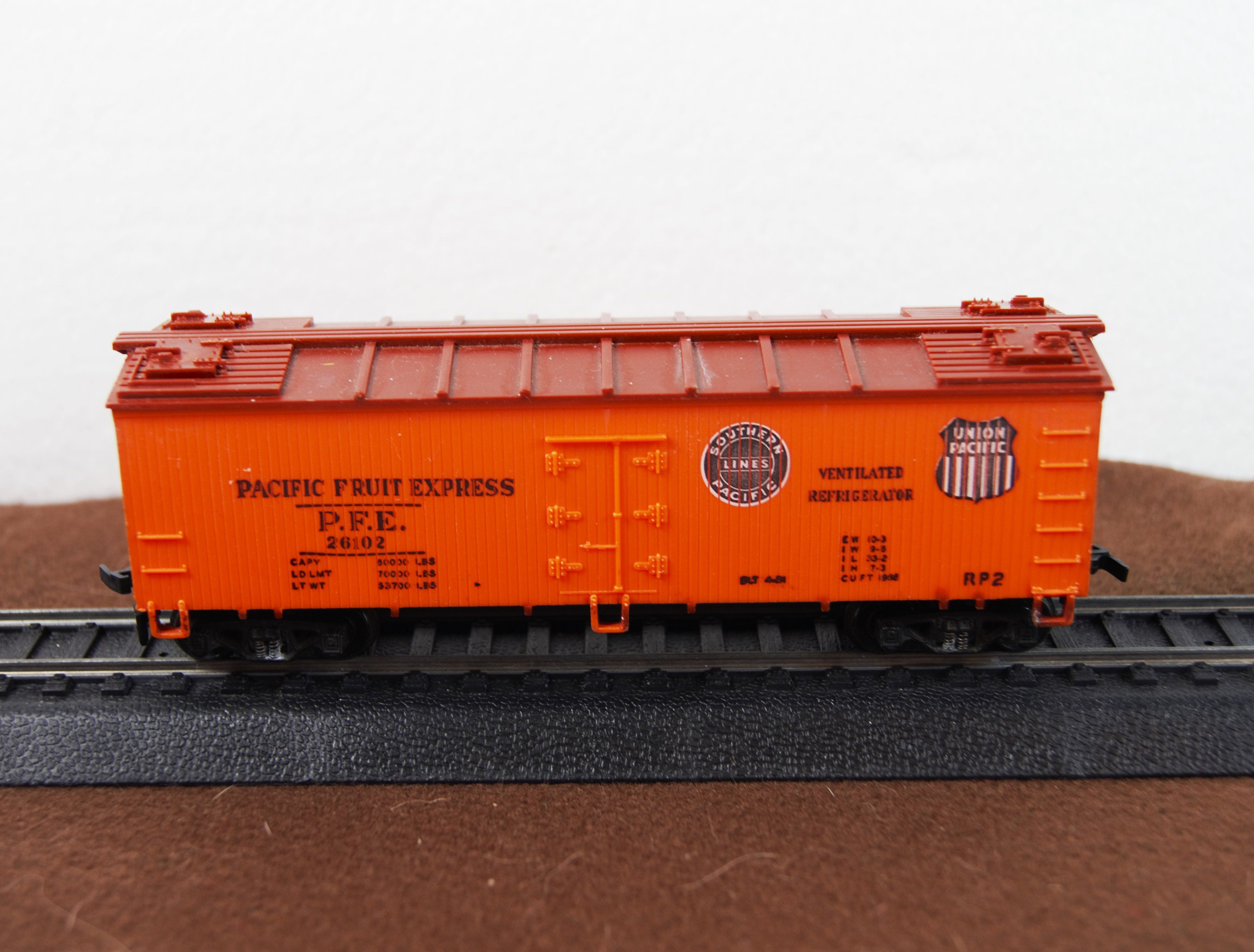 Union Pacific/southern Pacific Pacific Fruit Express Wood Etsy