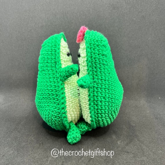 Peluche de aguacate para parejas