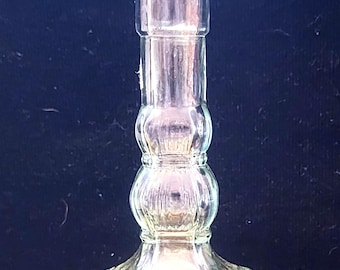 Vintage Ornate Glass Liquor Bottle