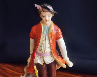 Vintage Hand Painted Japanese Porcelain Colonial Man