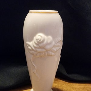 Vintage Stunning Lenox Bud Vaso con finiture in oro