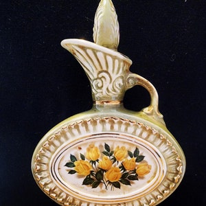 Vintage 14&quot;  1969 Jim Beam Decanter 150 Months Old with Glass Topper