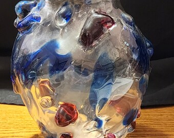 Vintage 6 "Murano Kunst Glasvase - wunderschön!