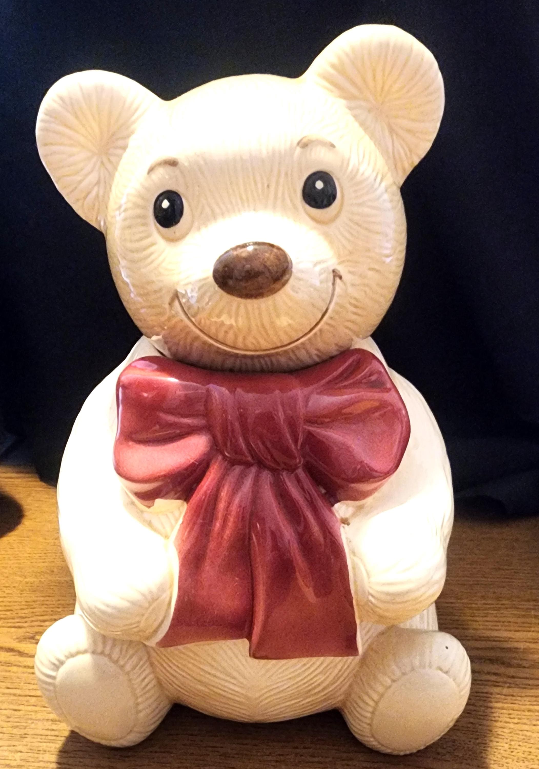 Teddy bear cookie jar - Etsy 日本