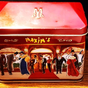 マキシム•ド•パリ　空箱　ヴィンテージ Maxim's paris - Etsy 日本