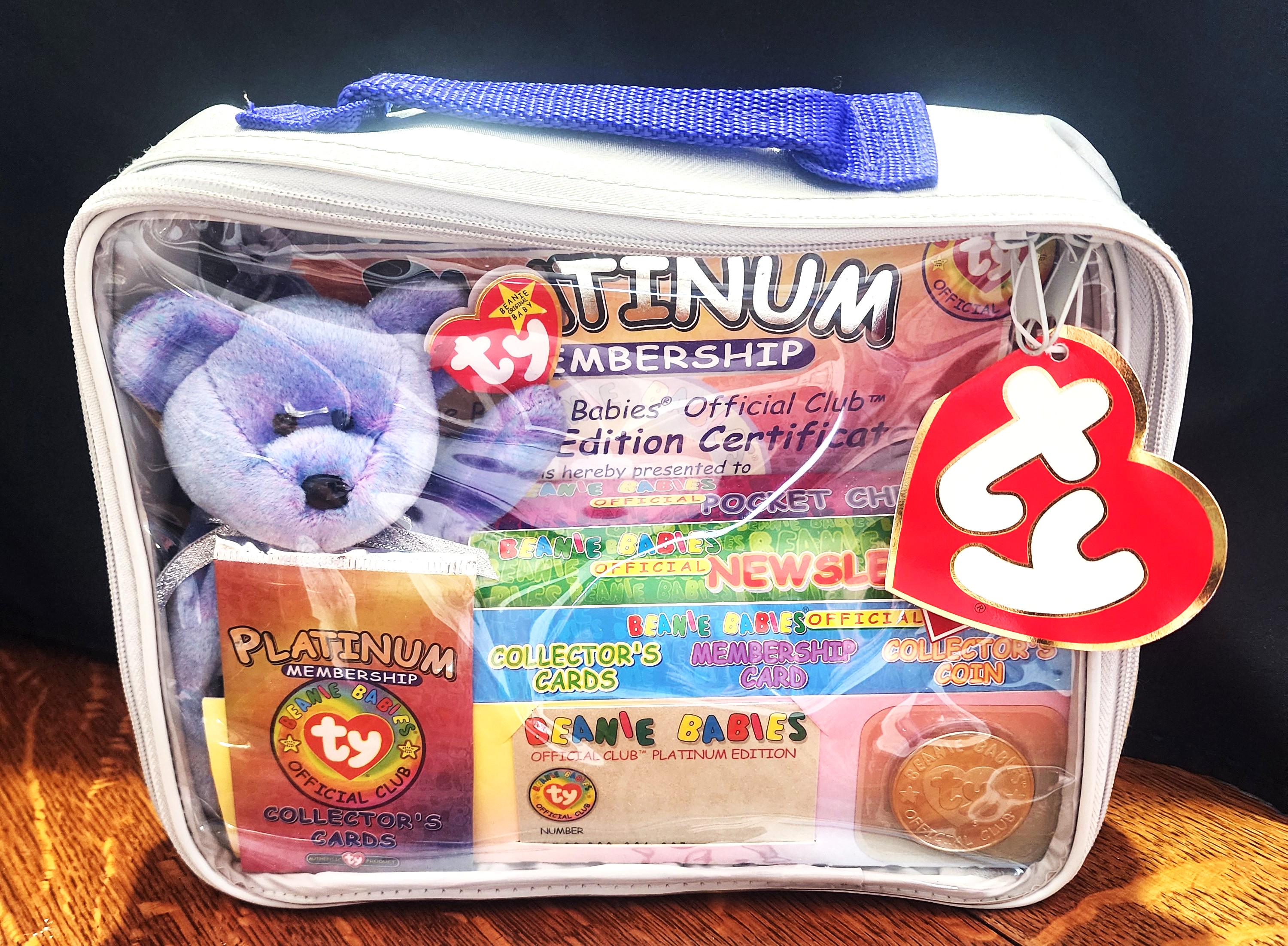 Vintage Platinum Beanie Baby Membership Club W/bear - Etsy