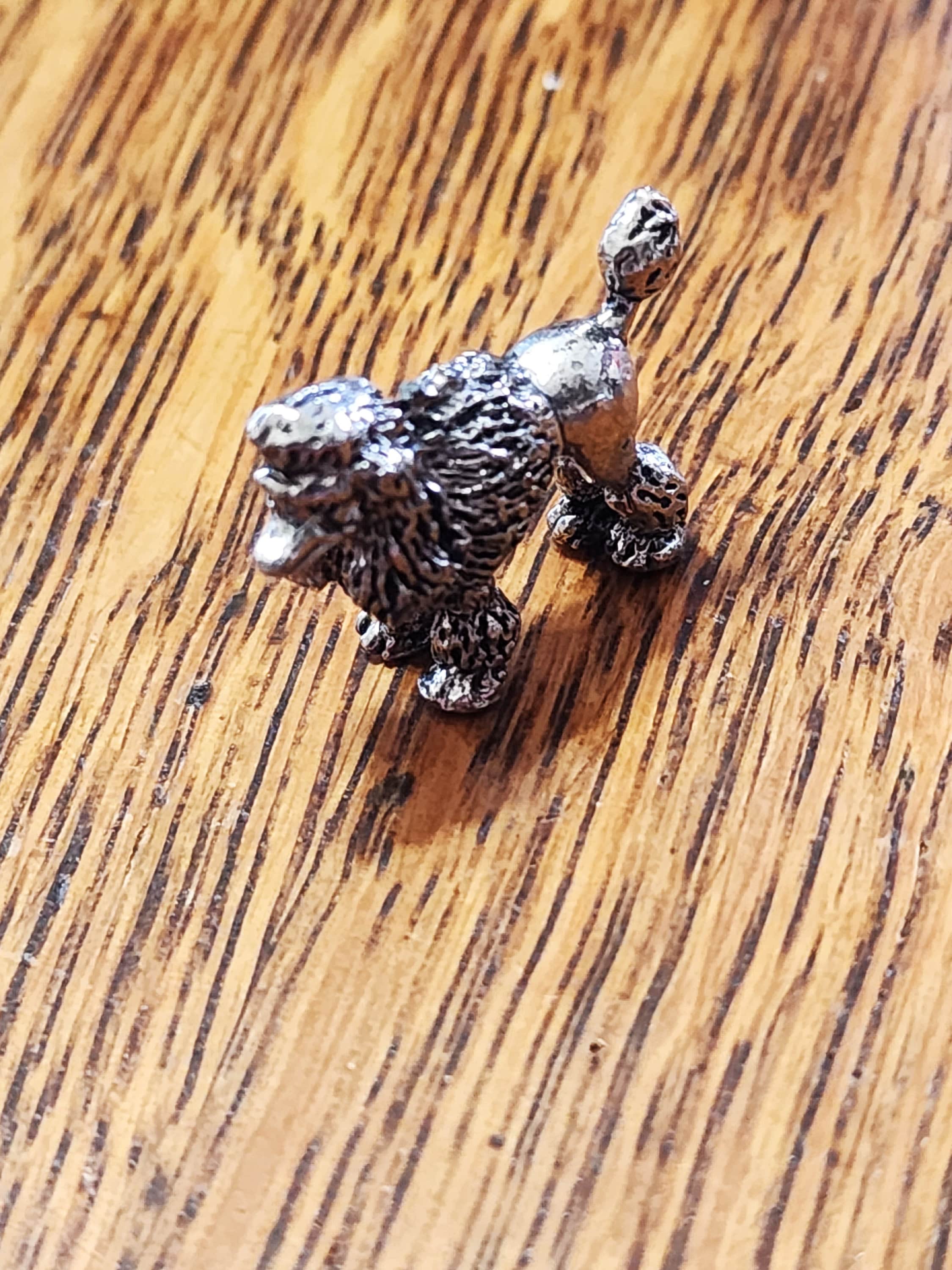 Vintage Metal Poodle (Size of a Game Piece on Boardwalk) But Adorable and Detailed