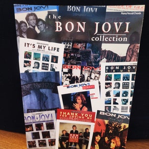 Vintage Bon Jovi Collection Music Book