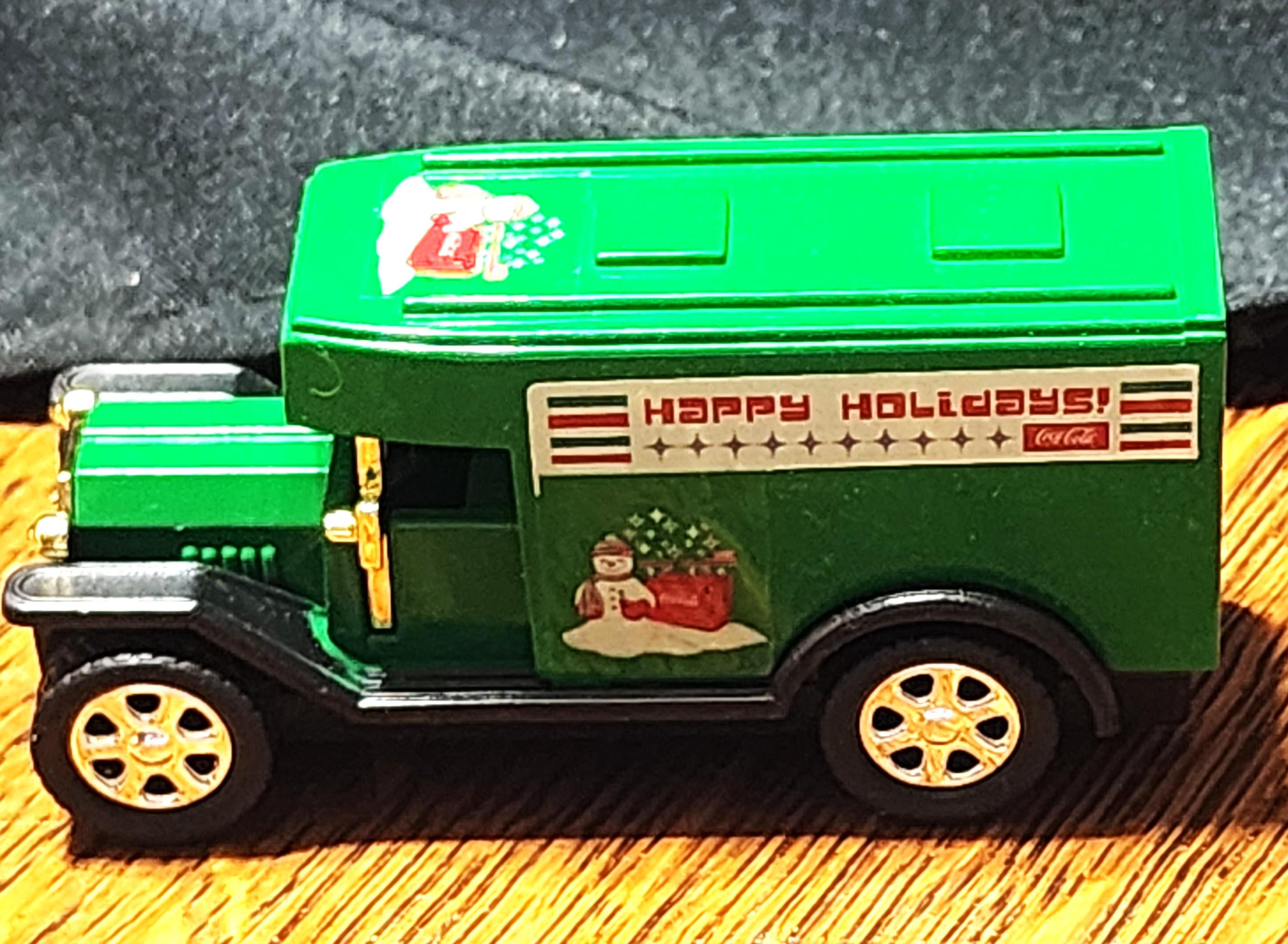 Vintage Mini Green Coke Happy Holidays Truck - Etsy