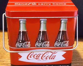 ヴィンテージ コカコーラ 6 パック 缶 ハンドル付き - Etsy 日本