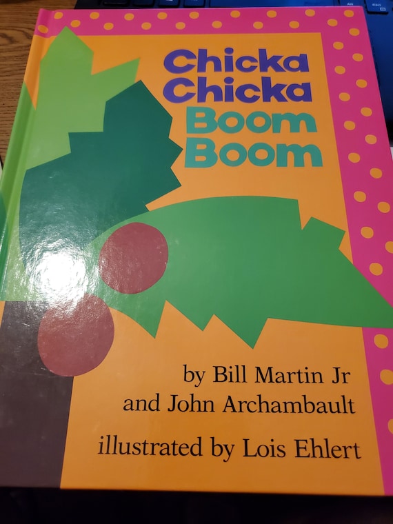 [Out of Print] Bill Martin Jr. and John Archambault / Chicka Chicka Boom Boom Women's Tee (Indigo) - チッカチッカ ブーンブーン Tシャツ Amazon.com: Chicka Chicka Boom Boom (Chicka Chicka Book, A