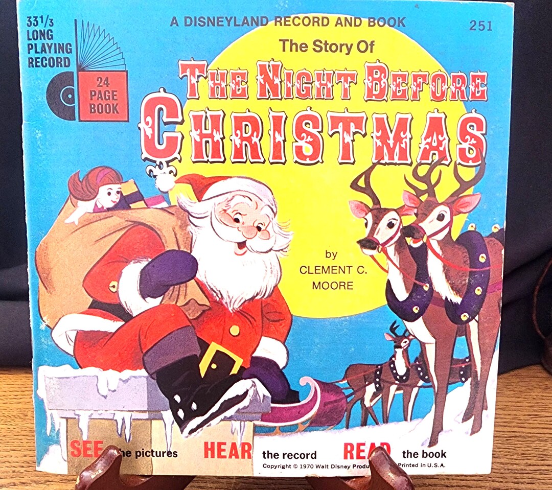 Vintage the Night Before Christmas Vinyl Record - Etsy