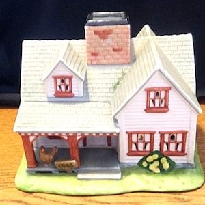 Vintage Partylite Farmhouse Tealight Holder Perfect Decor for Farmhouse Style