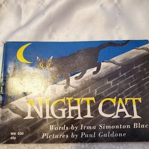 Vintage Night Cat - Irma Simontan Black - 1957
