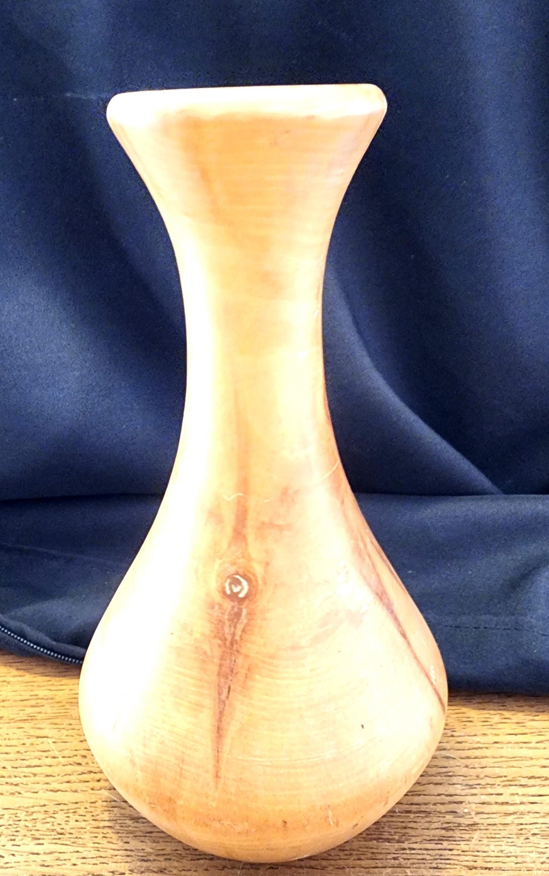 Carved Wood Vase main image 0
