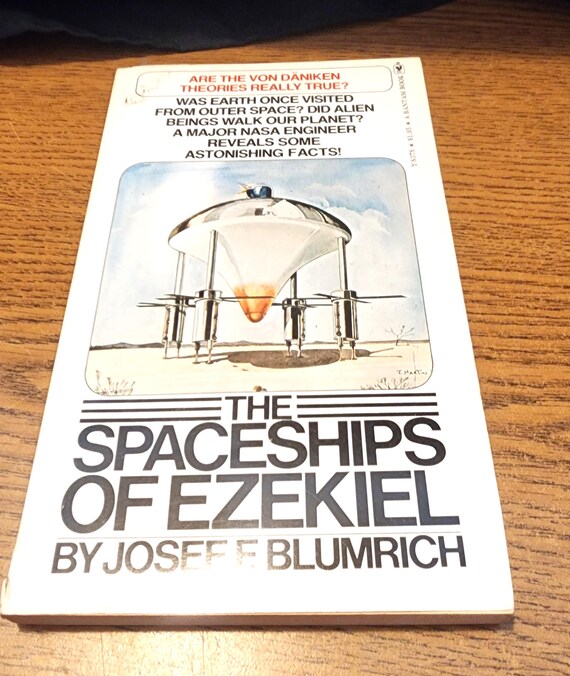 Vintage Paperback Book the Spaceships of Ezekial - Joseph