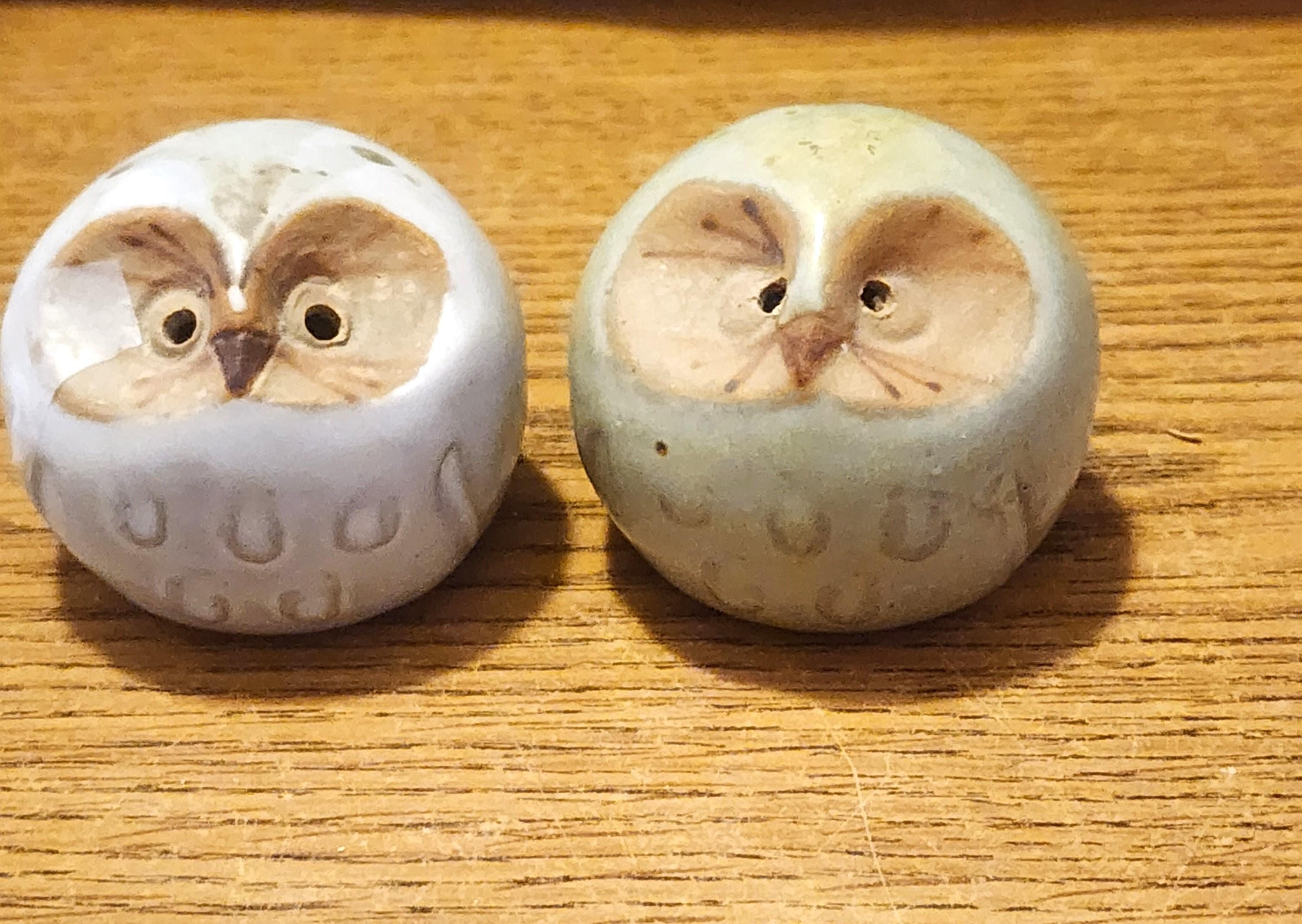 ヴィンテージのフクロウの塩コショウ入れ - Etsy 日本