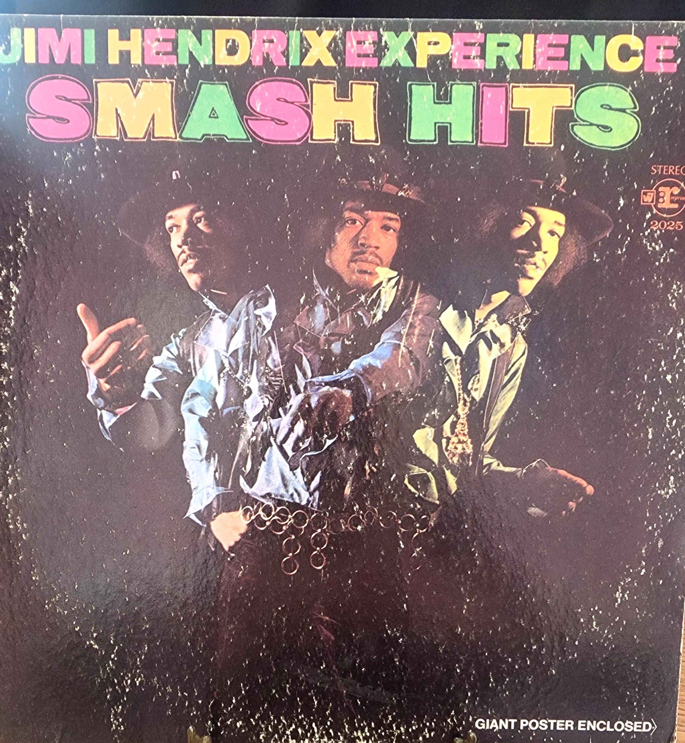 Vintage Jimi Hendrix Smash Hits (no Poster) Vinyl Record LP - Etsy