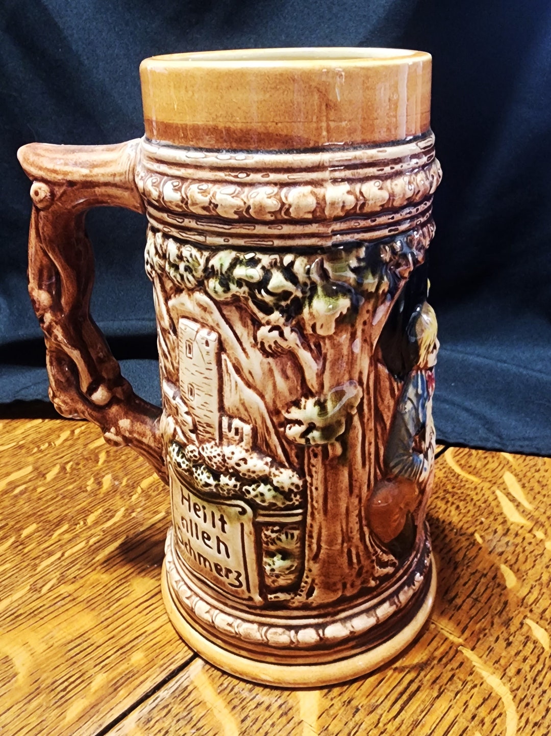 Vintage Japanese Beer Stein Etsy