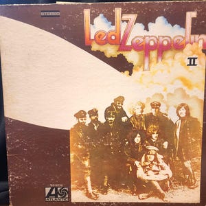 Vintage Led Zeppelin 2 Vinyl Record LP