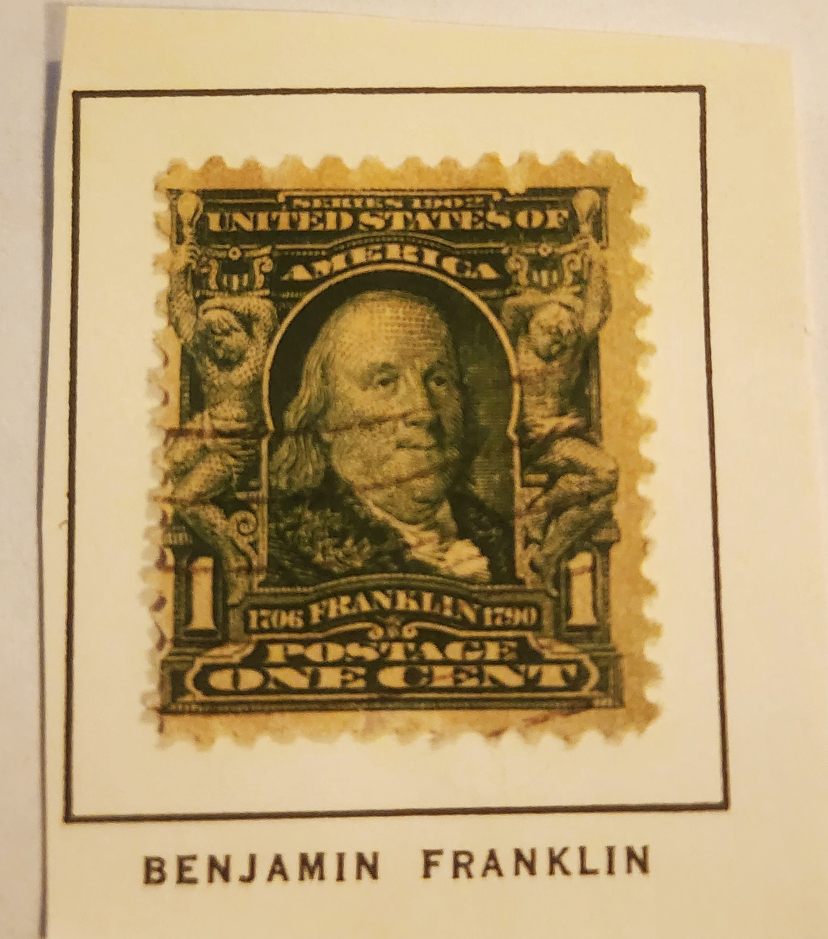 外国 切手 アメリカ US   【使用済】フランクリン 青 1851年 U.S. 24? Used 1851-57 .01¢ Blue Franklin Issue. | eBay