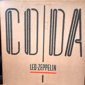 Vintage Led Zeppelin - Coda - LP Record
