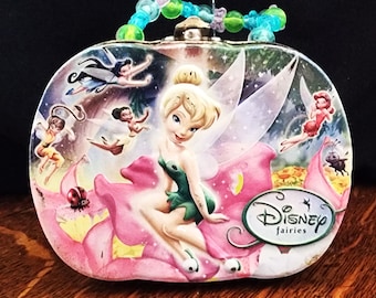Vintage Tinkerbell Tin Box with Handle