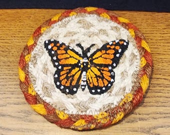 Vintage Monarch Butterfly Coaster