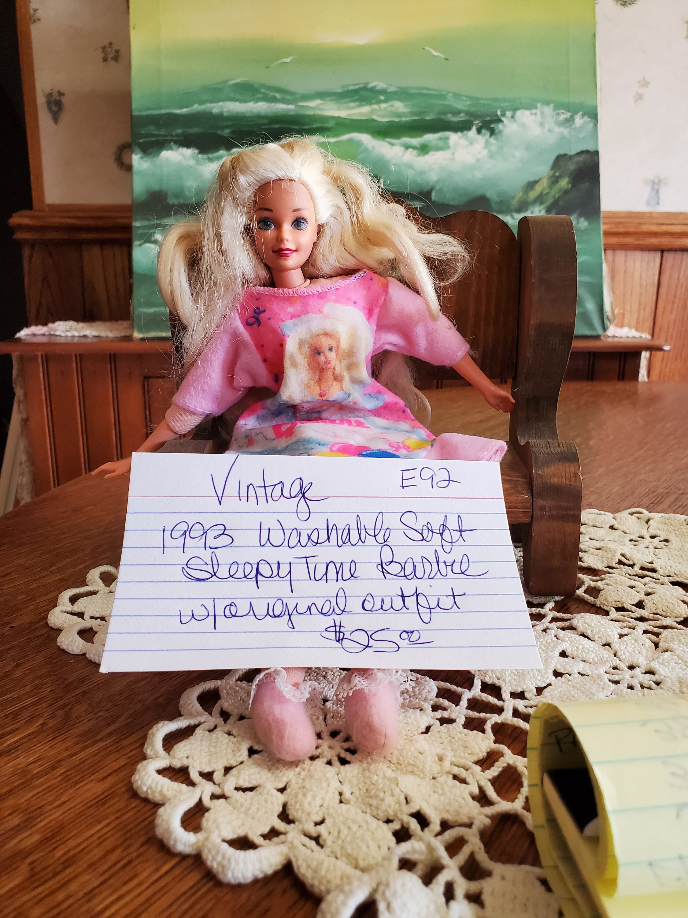 Vintage 1993 Sleepy Time Barbie in Original Outfit | Etsy